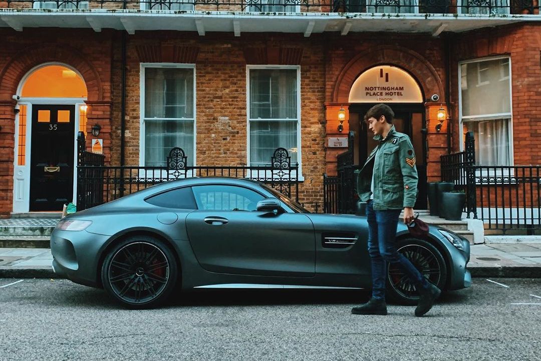 George Russel Takes AMG GT R For A Spin Around The Norschifer