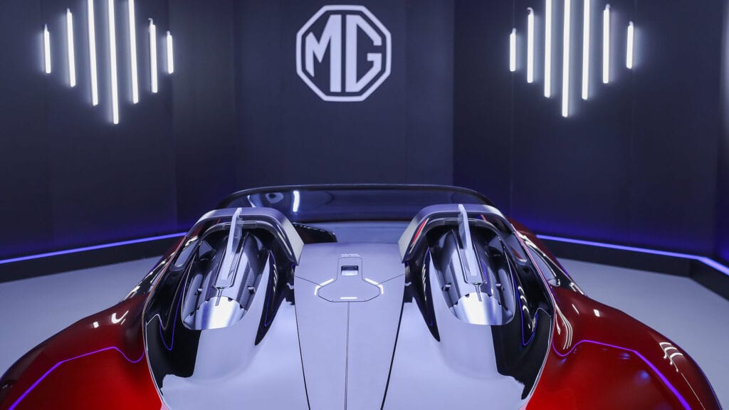 First Photos Of The MG Cyberster MG SuperCars Net