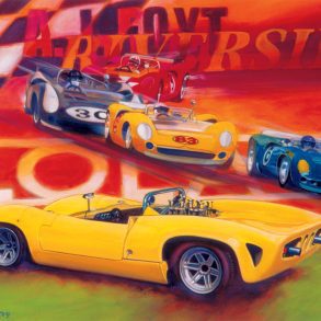 1966 Lola T70 Spyder Artwork