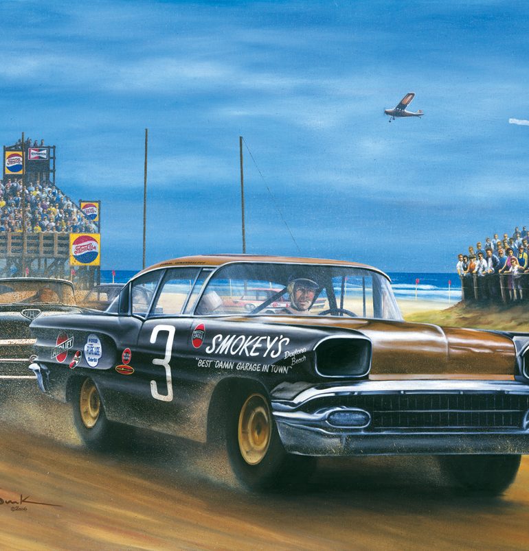 Daytona Beach Race Artwork