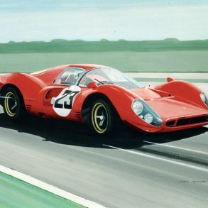 Mighty Ferrari 330 P4 Artwork