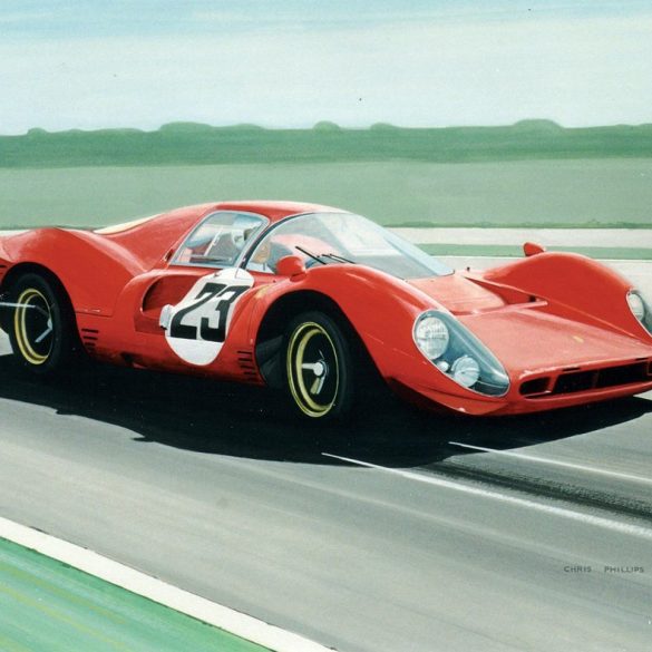 Mighty Ferrari 330 P4 Artwork