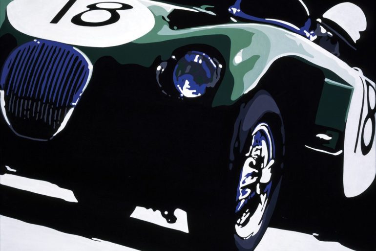 Jaguar C-Type Artwork