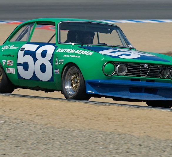 Jon Norman - 1971 Alfa Romeo GTV. Jon has raced this car since new, even in the original Trans-Am series