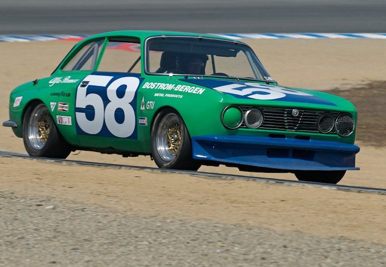 Jon Norman - 1971 Alfa Romeo GTV. Jon has raced this car since new, even in the original Trans-Am series