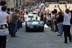 Jaguar C-Type at Mille Miglia