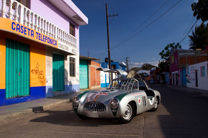 Another view of the Mercedes-Benz 300 SL W194, winner of the 1952 Carrera Panamericana.