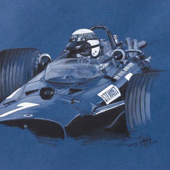 Sir Jackie Stewart & The BRM P115 Artwork