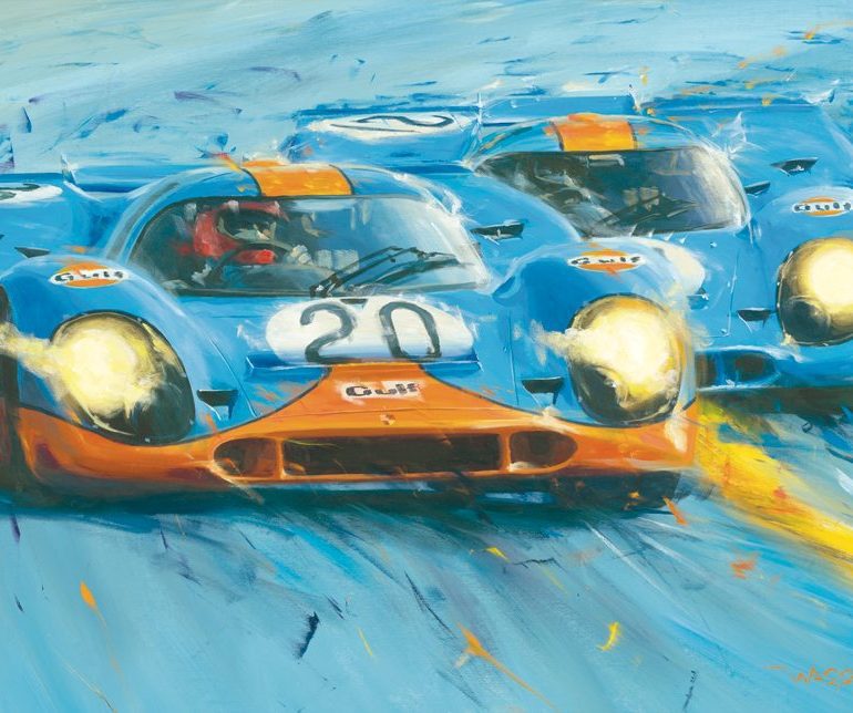 Gulf Porsche 917 Artwork