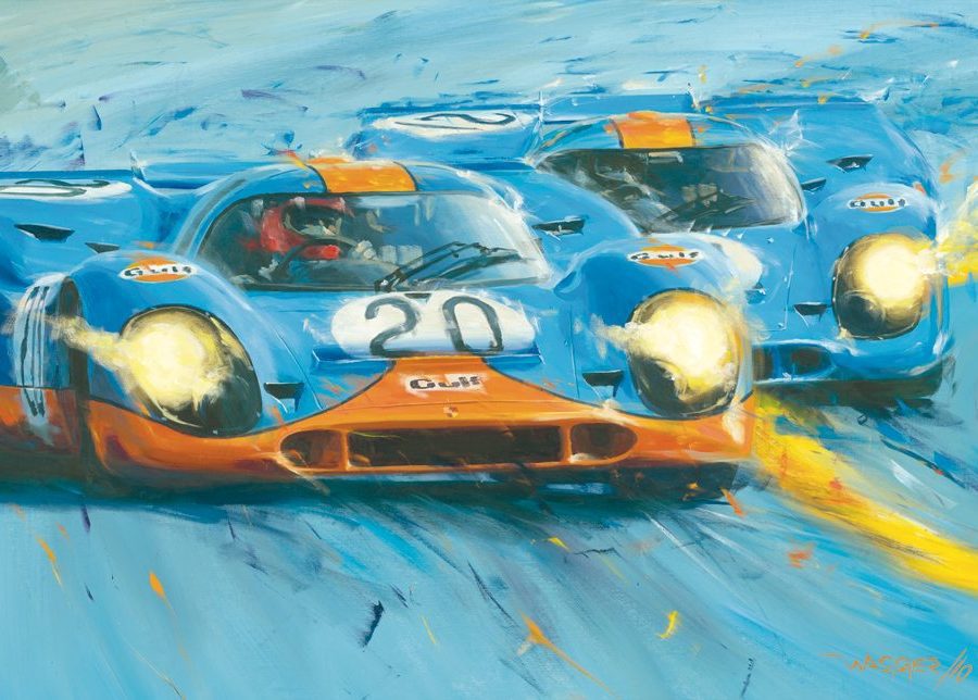 Gulf Porsche 917 Artwork