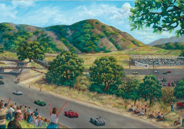 Southern California Race Track Artwork