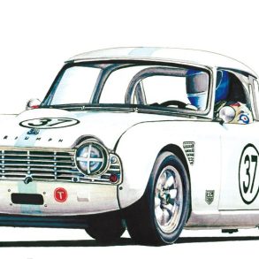 Triumph TR4 Artwork