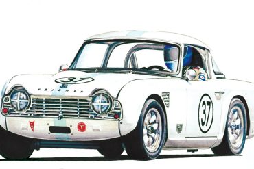 Triumph TR4 Artwork