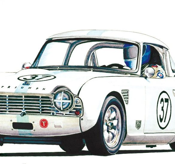 Triumph TR4 Artwork