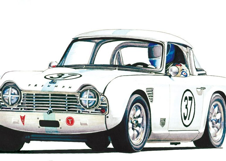 Triumph TR4 Artwork