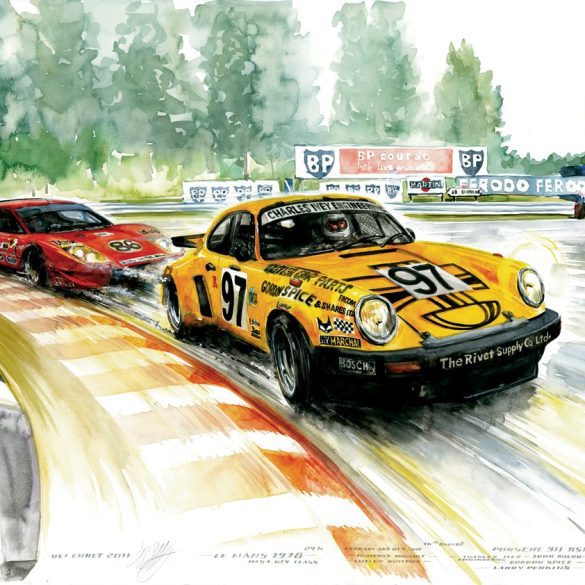 Porsche 911 Racing Artwork