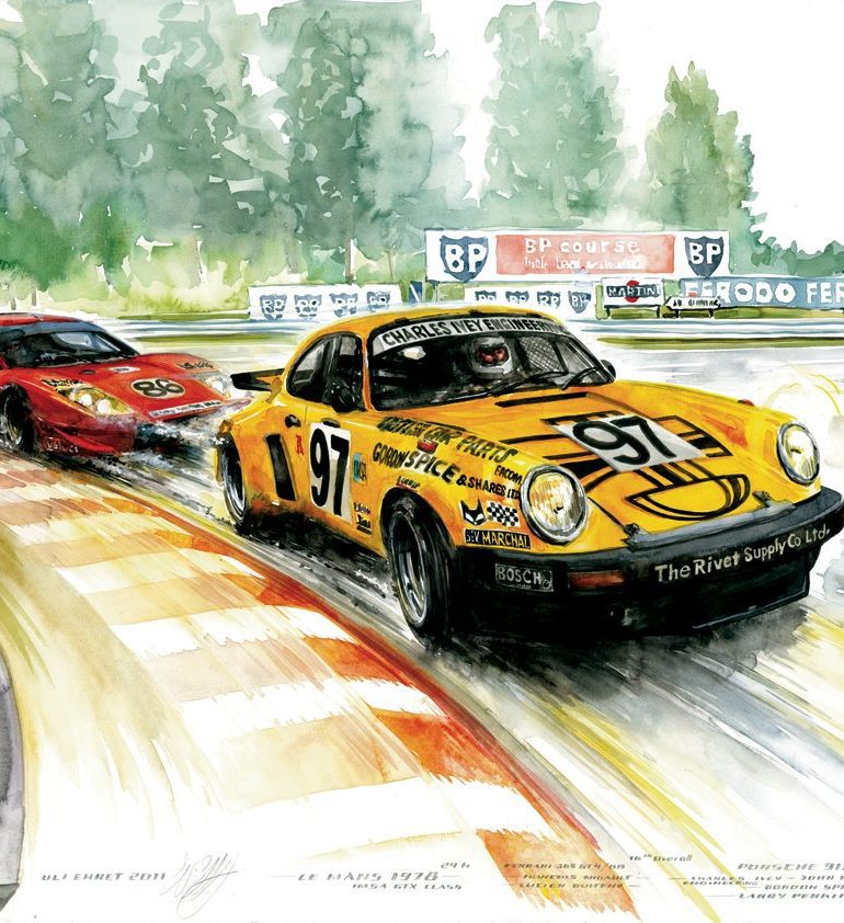 Porsche 911 Racing Artwork