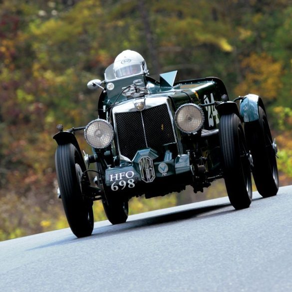 Frank Alloca brought out his 1933 MG K1 Special. Photo: Michael Casey-DiPleco