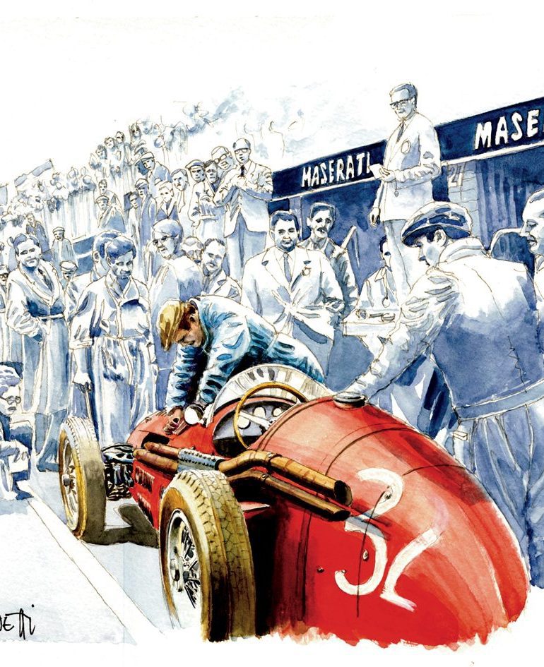 Maserati Mechanic Artwork