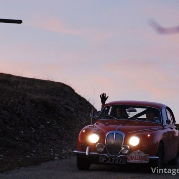 Paul Merryweather and rare Daimler V8250. Photo: Peter Collins