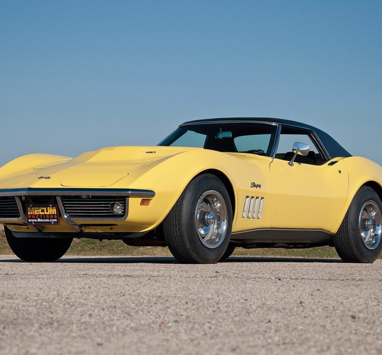 1969 Chevrolet Corvette L88 Convertible sold at $610,000. Photo: Mecum