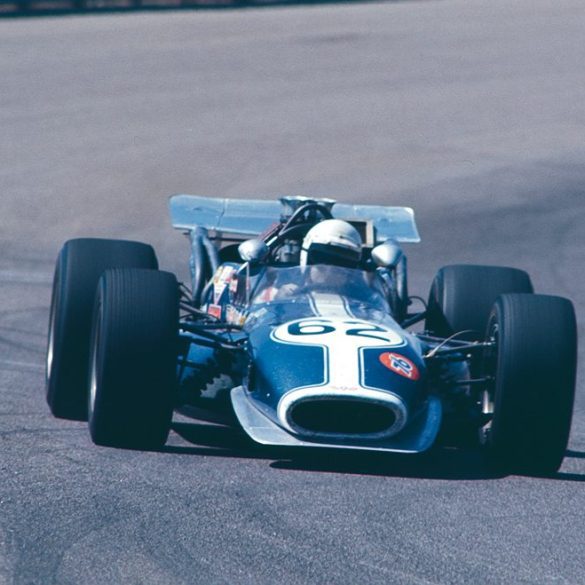 Burness considers his work getting George Follmer’s Gilbert-Chevy ready for victory in USAC’s 1969 Phoenix 150 to be the pinnacle of his career. Photo: Bob Tronolone