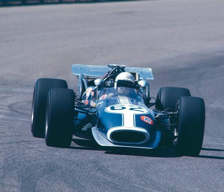 Burness considers his work getting George Follmer’s Gilbert-Chevy ready for victory in USAC’s 1969 Phoenix 150 to be the pinnacle of his career. Photo: Bob Tronolone