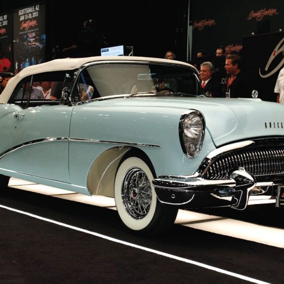 1954 Buick Skylark Convertible (7A10888263) Sold at $129,800. Photo: Jimmy J Fulford