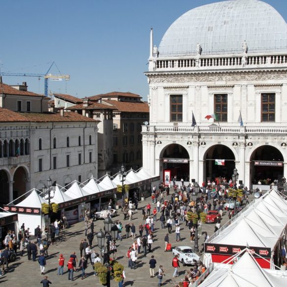 Race central in Brescia’s Piazza della Loggia.