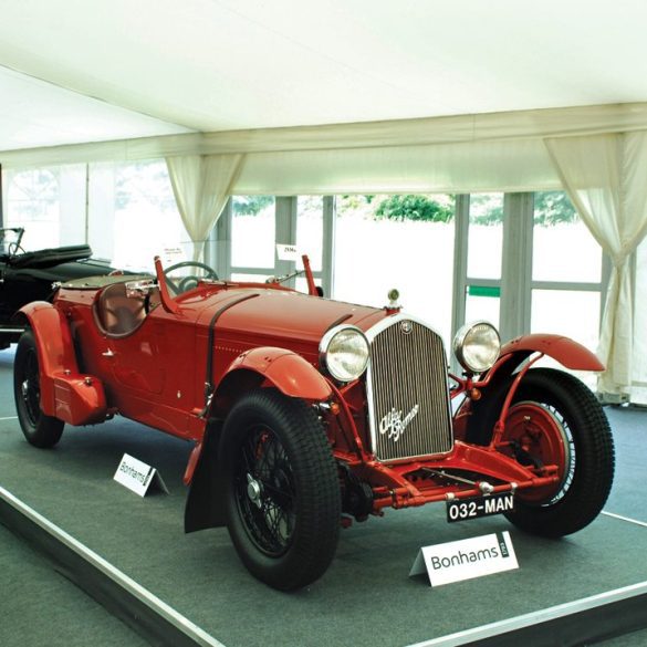 The Ex-Works Le Mans, Birkin/Howe 1932 Alfa Romeo 8C-2300 Spider fetched £2.69 million. Photo: Mike Jiggle