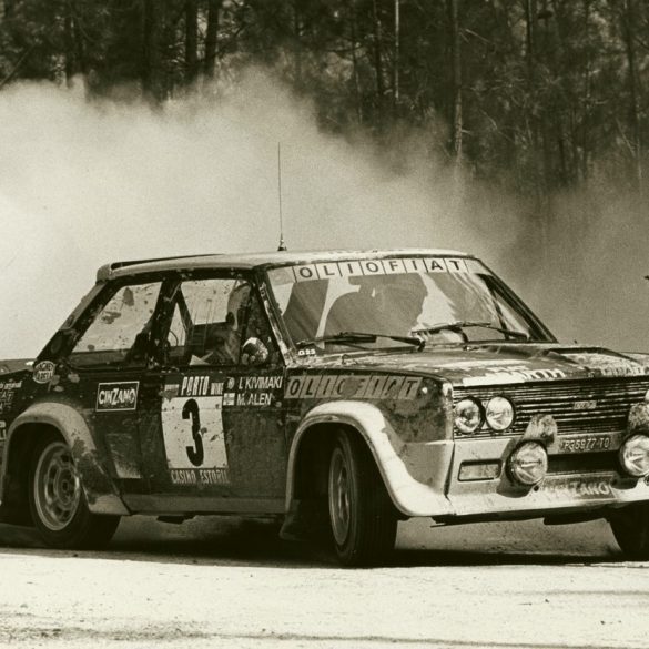 Although he didn’t win a rally driving this 131 Abarth in 1977, Alén did help Fiat win that year’s WRC Manufacturers Championship. Photo: Pirelli