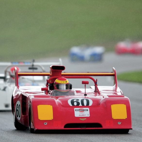 John Burton leads the sports racer pack with his Chevron B26. Photo: Peter Collins