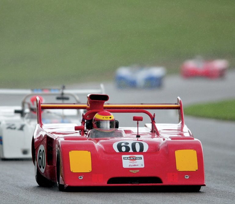 John Burton leads the sports racer pack with his Chevron B26. Photo: Peter Collins