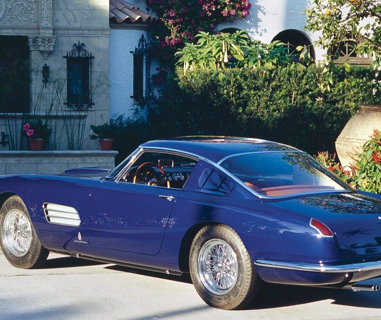 This Prince Bernhard Ferrari, a true one-of-a-kind masterpiece, came with Pinin Farina coachwork. The car arrived in the U.S. in 1969, and has been here with various collectors ever since. For many years it was part of TV producer Greg Garrison's impressive Ferrari collection. Photo: Alan Boe