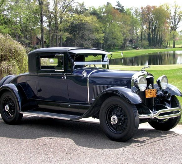 Schultz’s 1930 Lincoln Judkins two-passenger coupé.