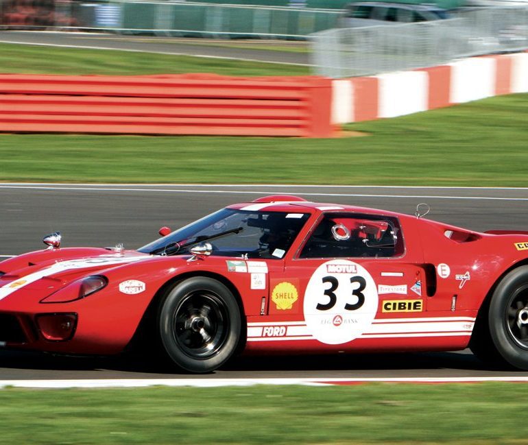 This classic Ford GT40 was raced by Richard Mille. Photo: Pete Austin Pete austin