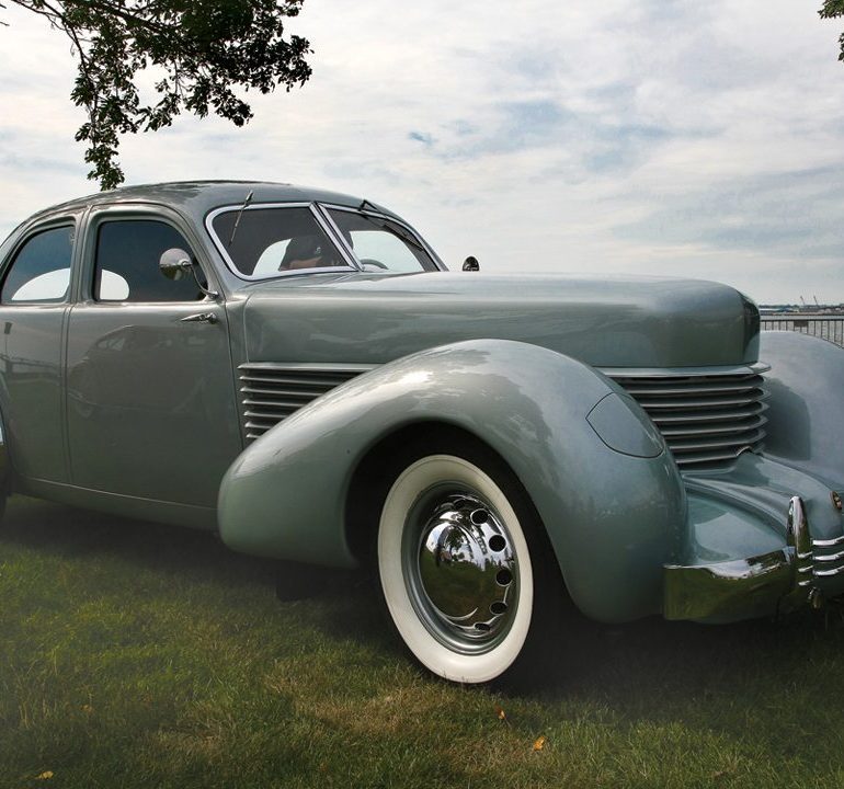 1936 Cord 810 Winchester Sedan - Josh and Betty Malks.Photo: JR Schabowski JR Schabowski