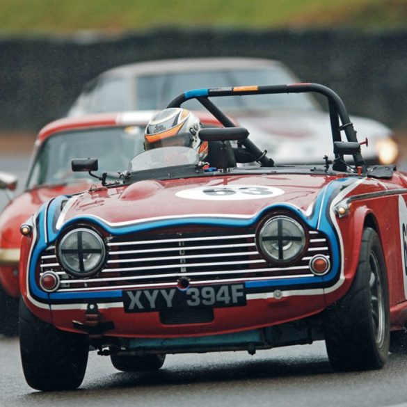 This rare Triumph TR5 was driven by Colin Sharp. Photo: Peter Collins Peter Collins