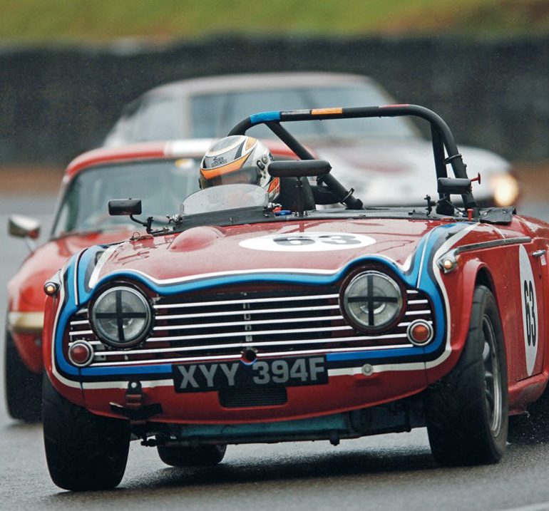 This rare Triumph TR5 was driven by Colin Sharp. Photo: Peter Collins Peter Collins