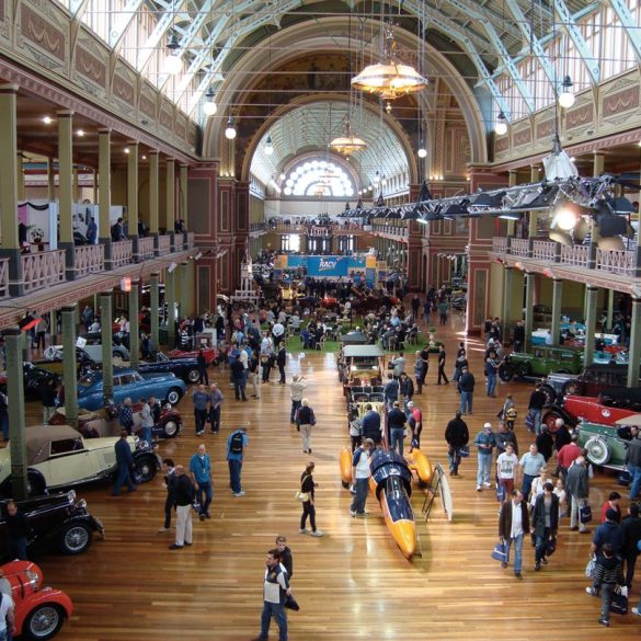 Inside the Royal Exhibition Building, Melbourne Australia.