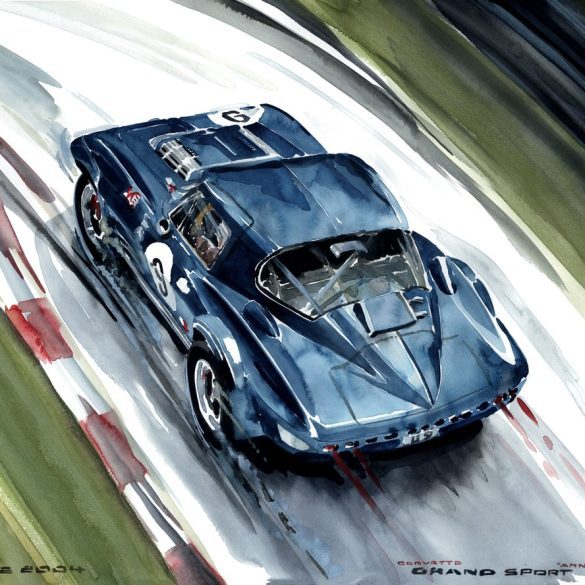 Grand Sport Corvette Artwork