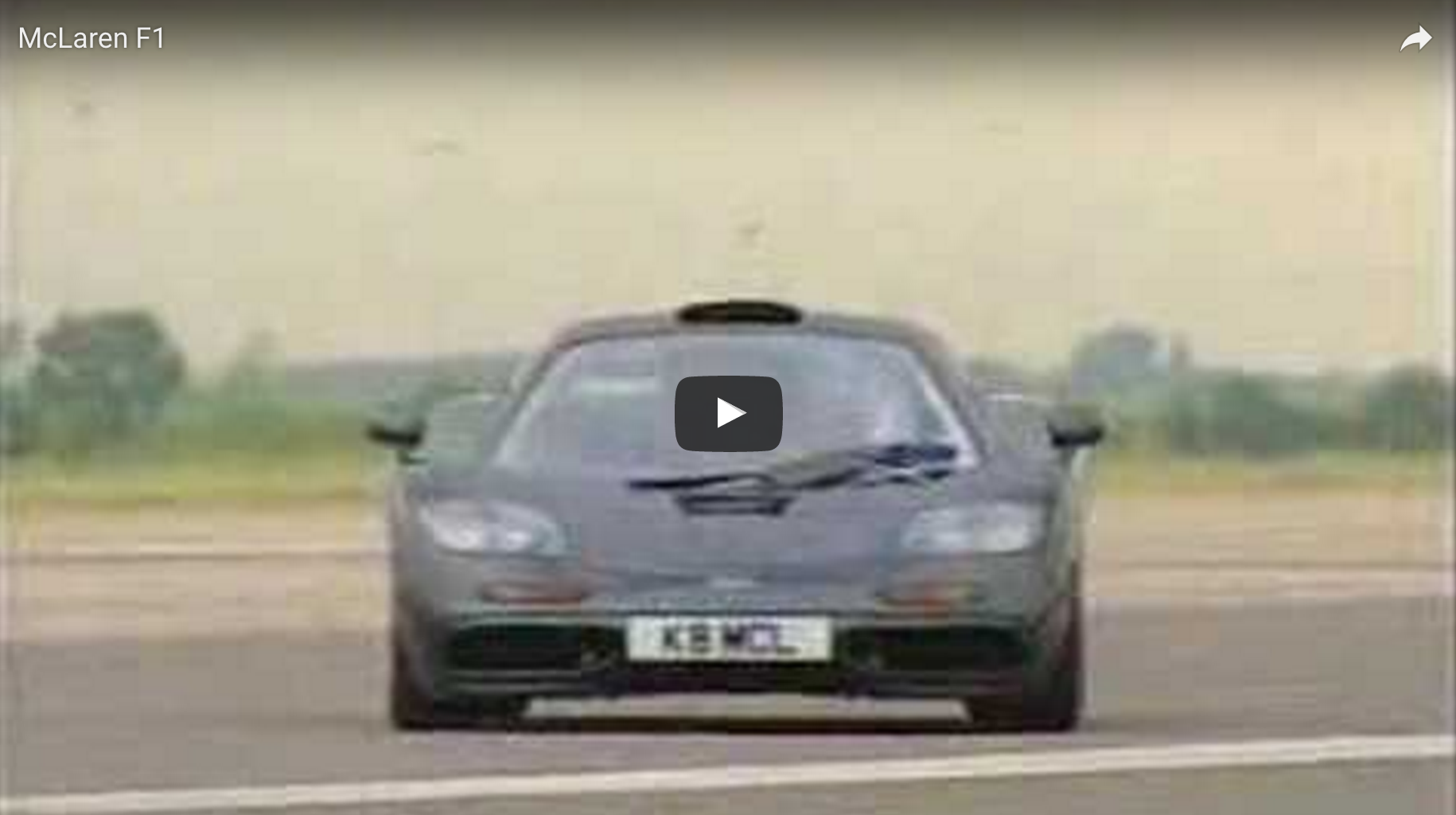 mclaren f1 video