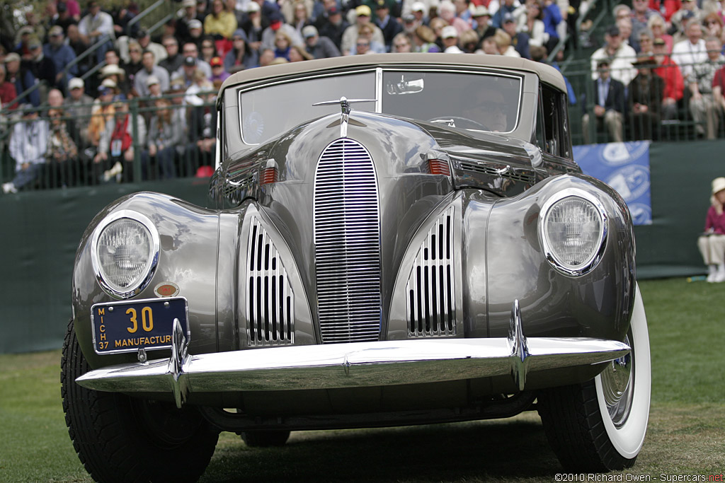 1938 Lincoln Model K LeBaron Converible Sedan