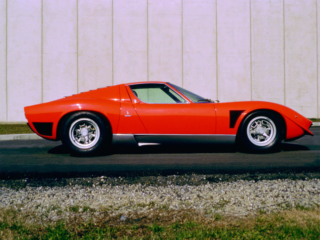 1971→1975 Lamborghini Miura SVJ