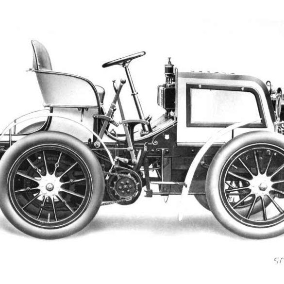 1900 Daimler 23HP La Turbie Rennwagen