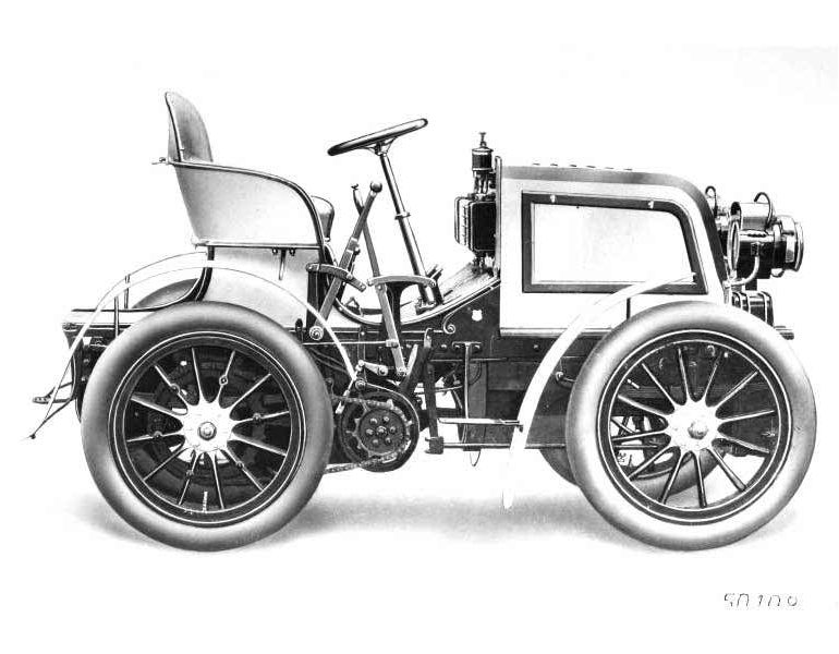 1900 Daimler 23HP La Turbie Rennwagen