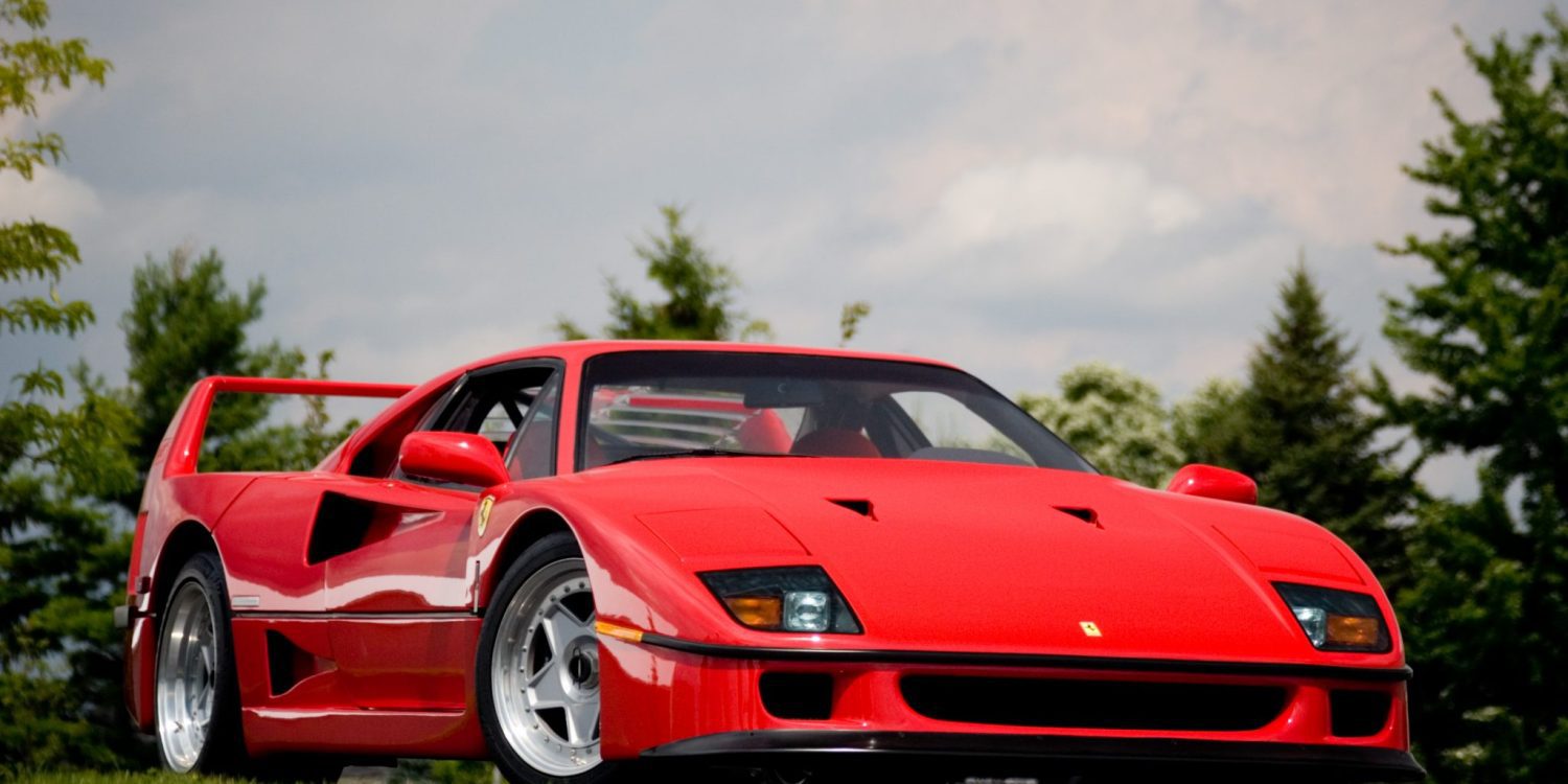 Ferrari f40 1980s supercars eighties