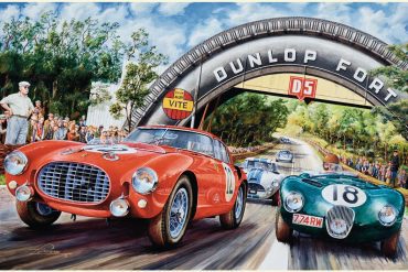 Jaguar at Le Mans Artwork