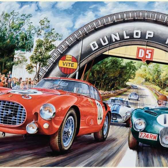 Jaguar at Le Mans Artwork