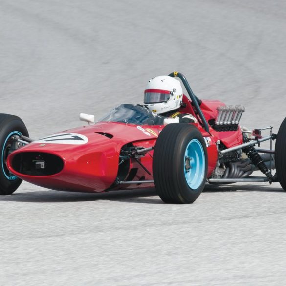 Driving this 1965 Ferrari 1512 F1 is Joe Colasacco Photo: Chuck Andersen